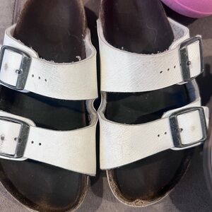 Birkenstock Kids White Sandals